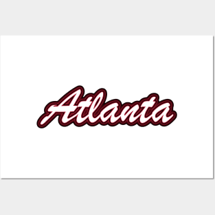 Football Fan of Atlanta Posters and Art